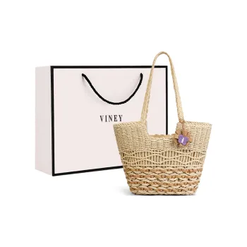 VINEY Fabric Shoulder Bag Regular Women's Beige