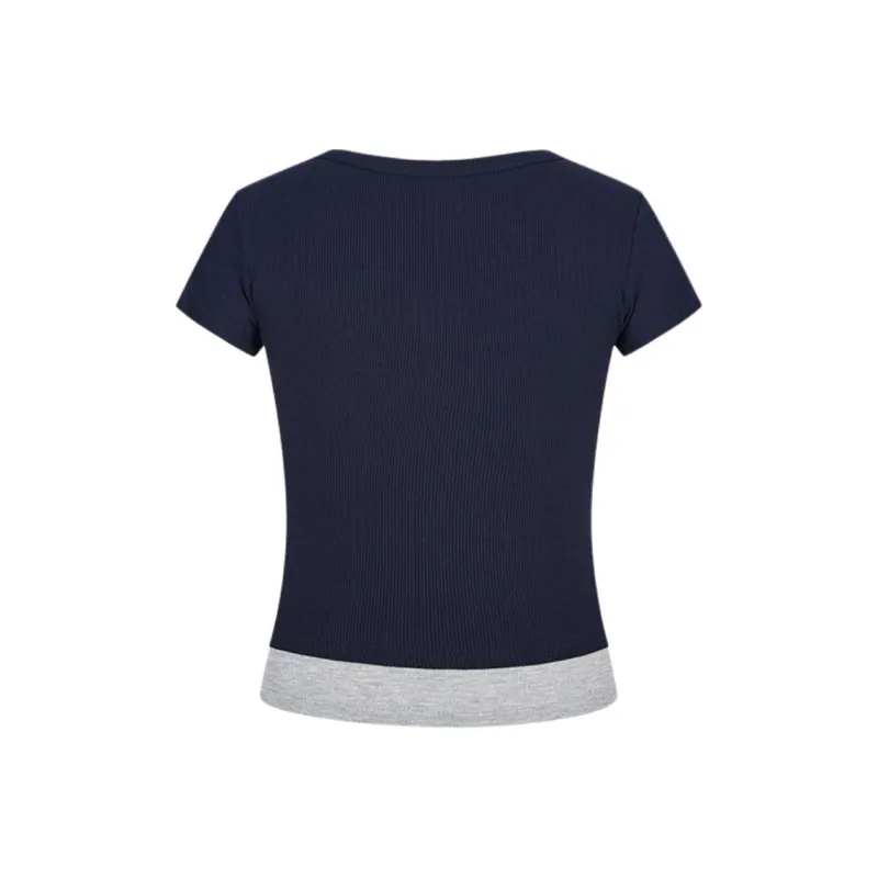 GOSO T Shirts Women's Navy Blue-1