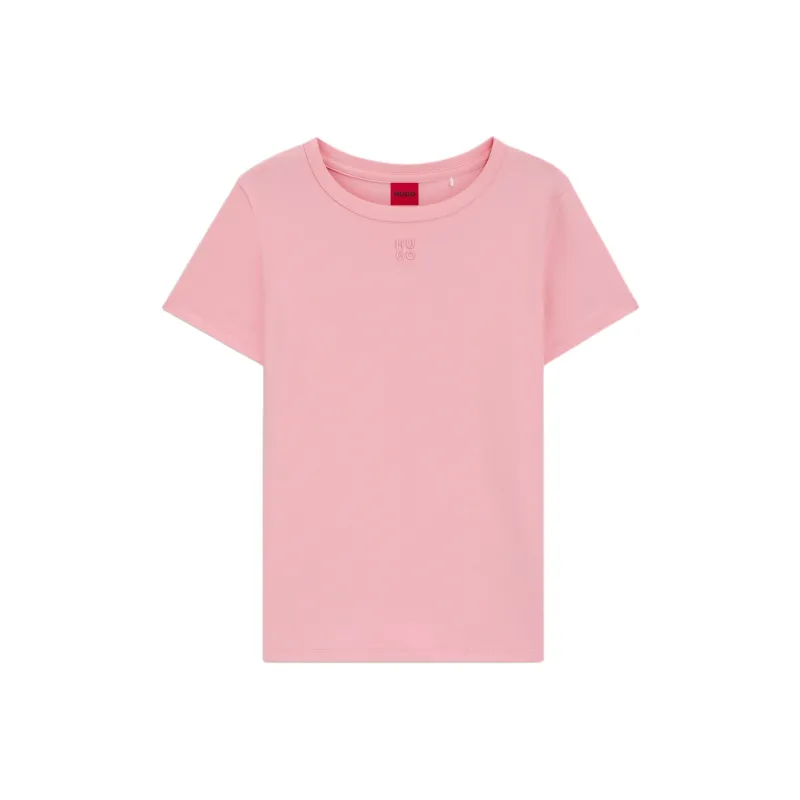 HUGO BOSS Regular T Shirt Women's Light Pink-0