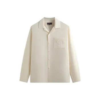 KITH SS25 Adonis Camp Collar Shirt Men's Sand