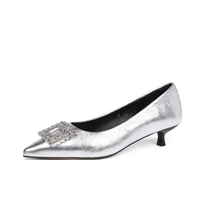 GOLDLION High Heels Women's Silver-1