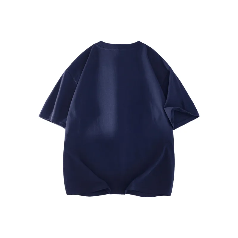 SOIE T Shirts Unisex Navy Blue-1