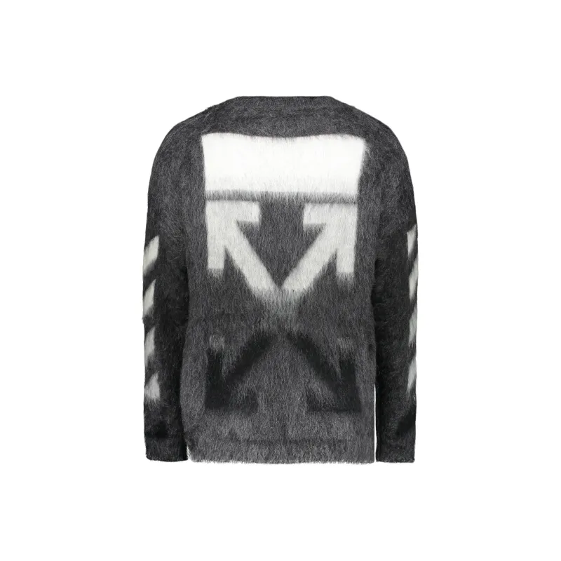 OFF WHITE Arrows intarsia Jumper-0