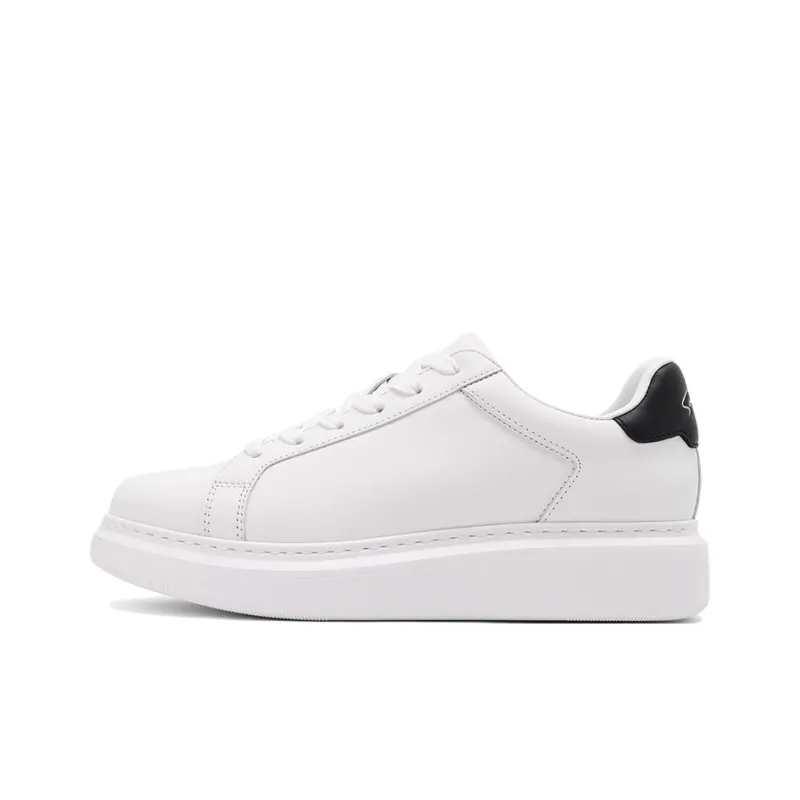 Satchi Low Top Skateboard Shoes Men's White-0