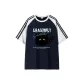 Navy Blue & Heather Gray