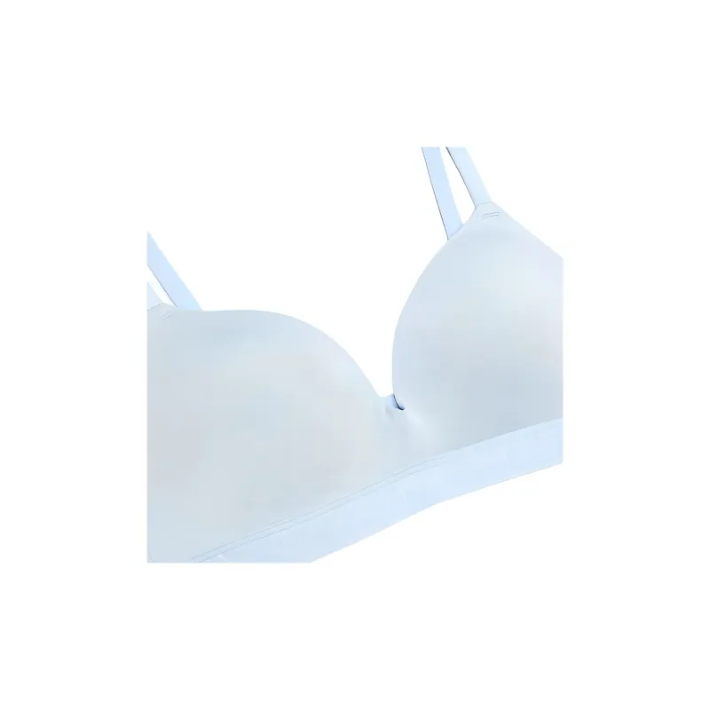 EMPORIO ARMANI Asv Iconic Padded Triangle Bra In Recycled Microfibre-3