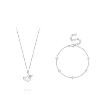 KUMET Sterling Silver Necklaces Women's