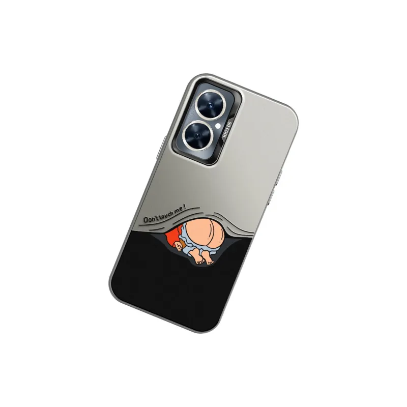 YICAIJIA Matte Material Stay Out Of Shin Chan's Business Phone Cases Compatibility With MVMOM 20/30 Trendy And Cool-1