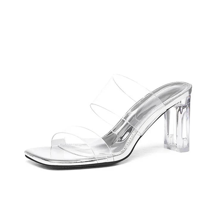 Golden Silk Rabbit Slide Slippers Women's-8