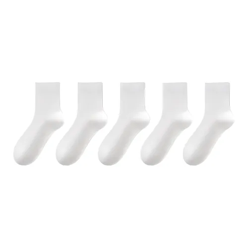 LUYOUYE Mid Calf Socks Men's 5 Pack