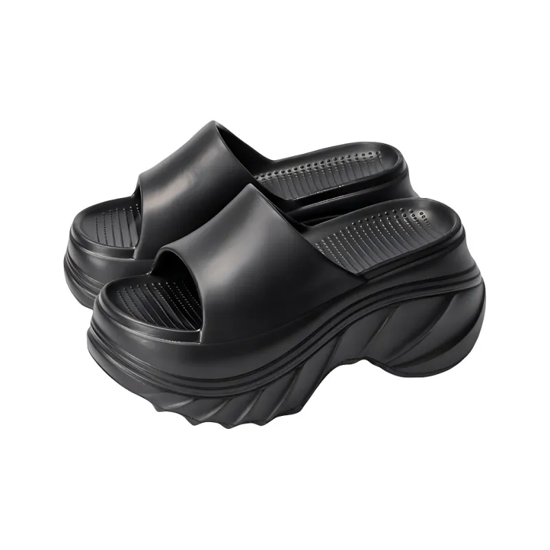 LUNNIFEIYA Seaside Beach Height Increasing Sandal Black, Khaki, Rose Red, Desert Tan, Multiple Styles-0