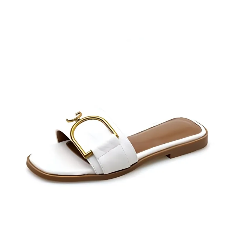 TATAYA Rubber Sole Metal Abrasion Resistant Slide Slippers Women's-2
