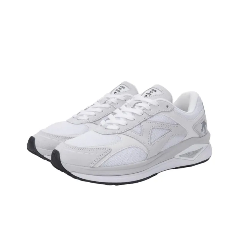 DESCENTE Clash Low Top Casual Shoes Unisex White Gray-1