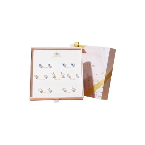 Long Releasing Courtesy S925 Silver Stud Earrings Women's