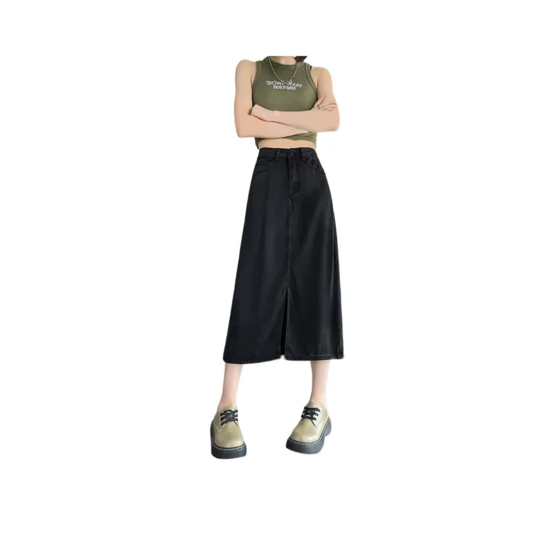 GOSO Denim Long Skirts Women's-0