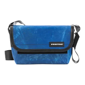 FREITAG Polyester Messenger Bag, Crossbody Bag, Shoulder Bag Unisex Dark Blue