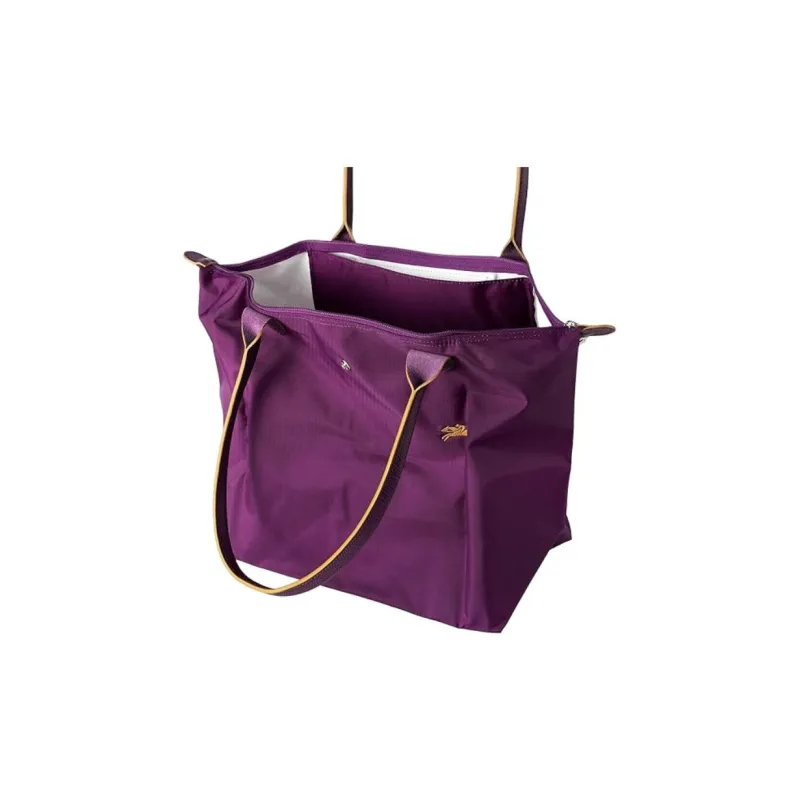 LONGCHAMP Le Pliage Fabric Shopping Bag Handbag Women's Purple-1