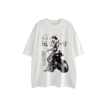 BEAR UNION Drop Shoulder Sleeve Short Sleeved T Shirts Women's