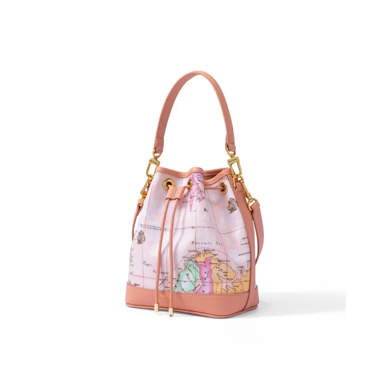 PAPRIKA Cow Leather Crossbody Bucket Handbag Women's Multicolor-1