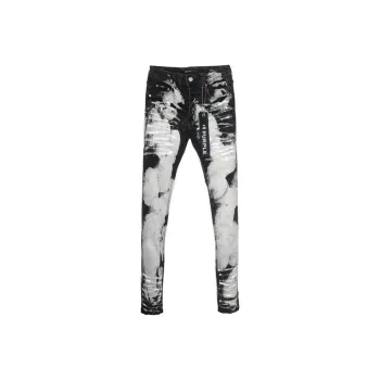 RASHOMONG Jeans Unisex Black
