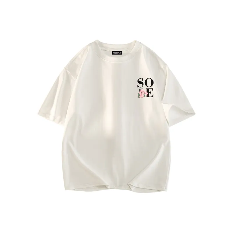 SOIE T Shirts Unisex White-1