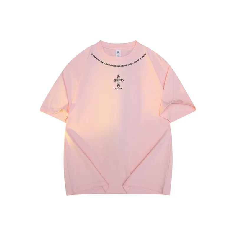 Caramella Drop Shoulder Sleeve T Shirt Women's-12