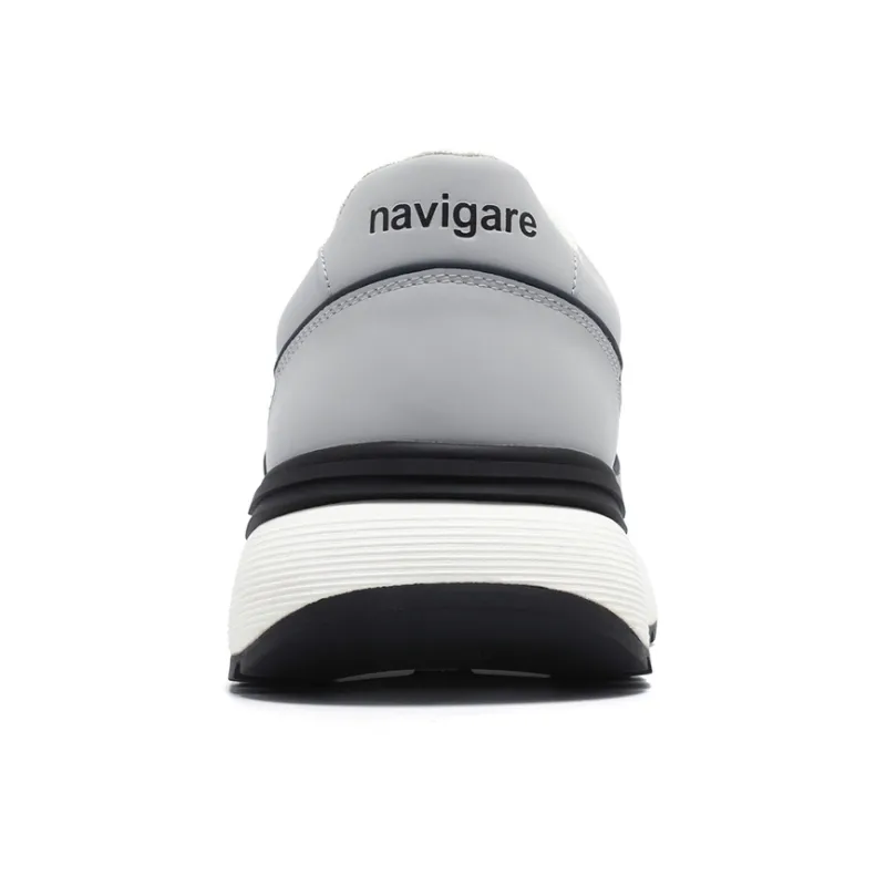 NAVIGARE Low Top Casual Shoes Men's White Gray-3