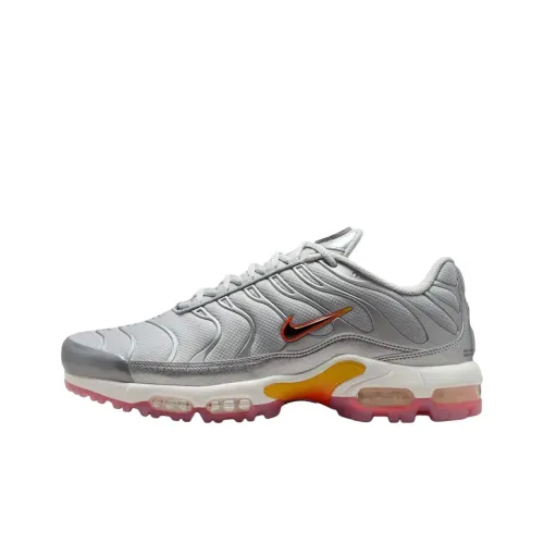 Nike Air Max Plus Anti Slip Wear Resistant Low Top Golf Shoes Men's Silver