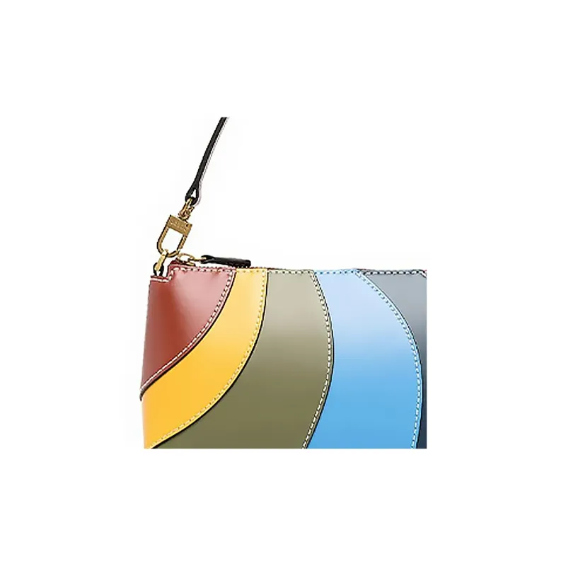 Staud Kaia Calfskin Handbag Shoulder Bag Women's Multicolor-3