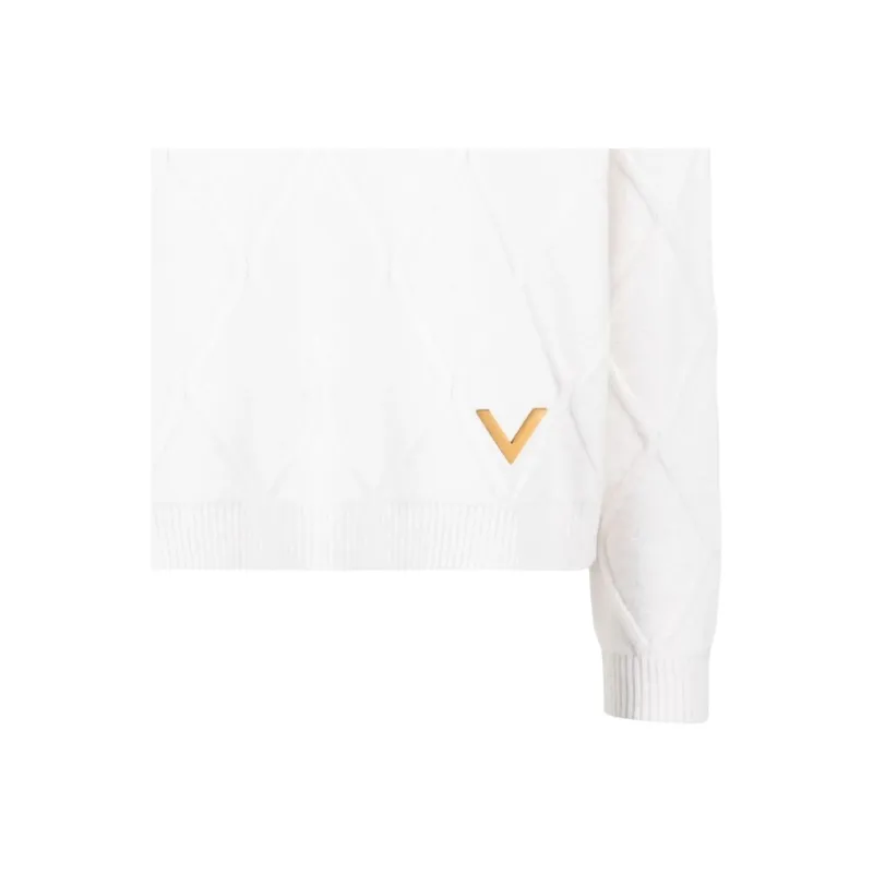 Valentino Cashmere Sweaters Women's White-5