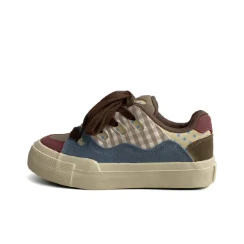 Kalinsd 1971 Low Top Skateboard Shoes Women's Cameo Brown