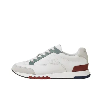 HERMES Trail Low Top Casual Shoes Men's White