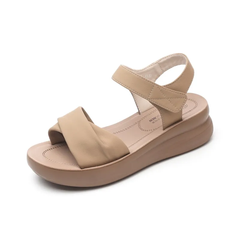 Cigna Beach Sandals Women's Black/Ecru/Apricot/Burgundy/Khaki-21