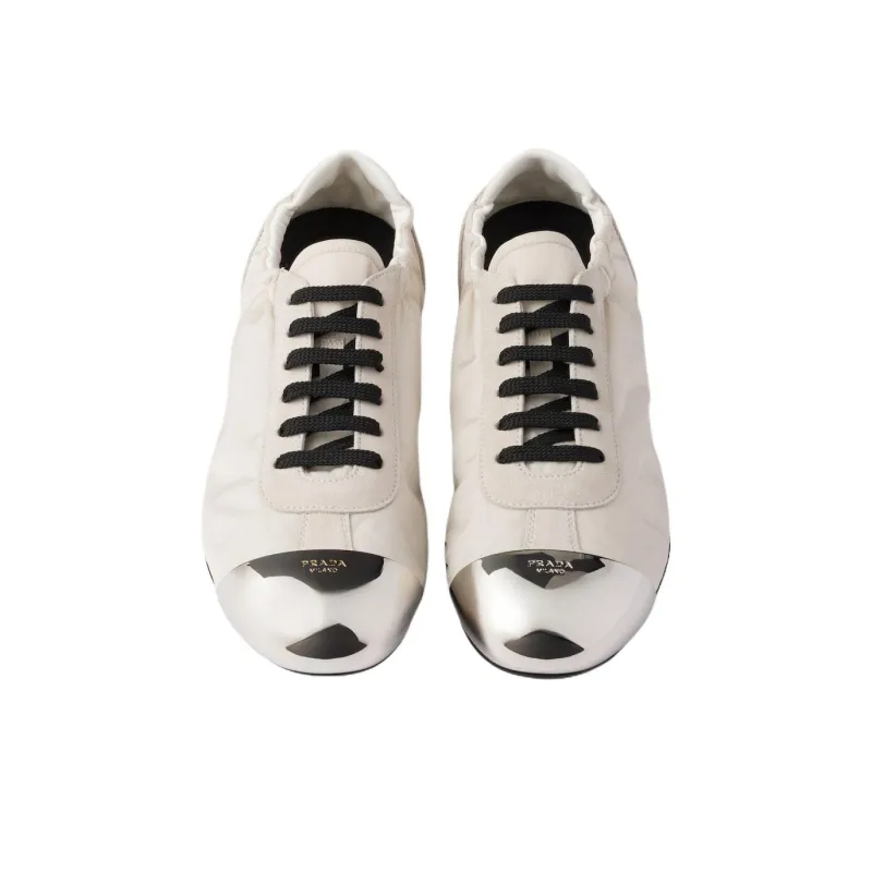 PRADA Re Nylon Low Top Casual Shoes Women's White-3