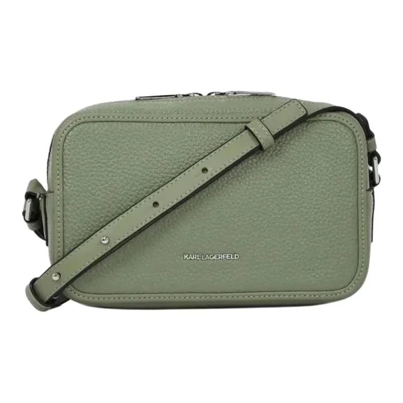 KARL LAGERFELD Polyurethane Crossbody Bag, Shoulder Bag Women's Green-1