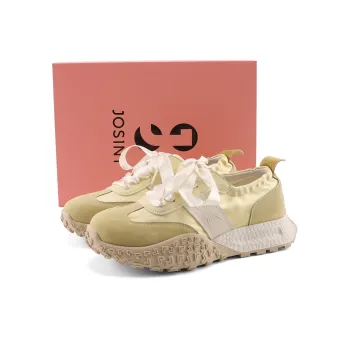 JOSINY Shock Absorbers With Slip Resistant And Abrasion Resistant Properties Casual Shoes Women's Yellow