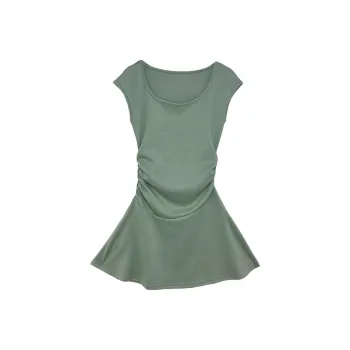 Icicofficial Short Sleeved Dress Women's