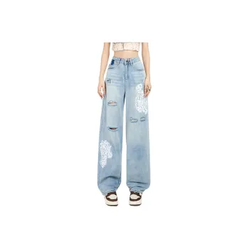 Olivia Share777 Jeans Women's Sky Blue