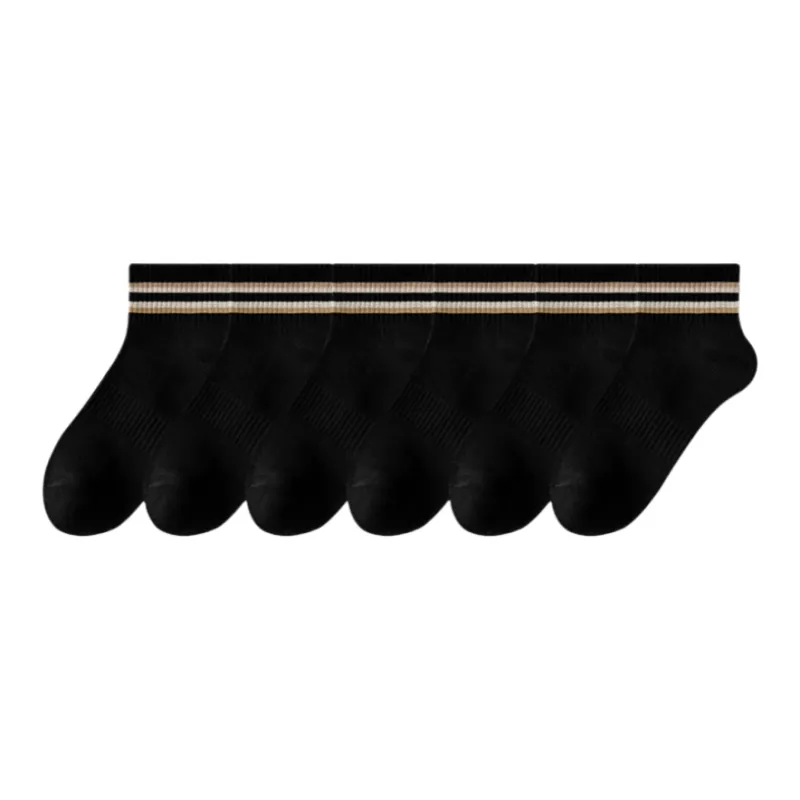 Lan Miao Mid Calf Socks Men's 6 Pack-1