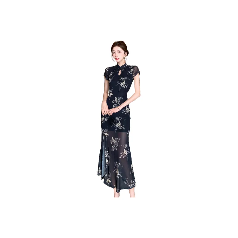 Mu Xiao Xin Short Sleeved Dress Women's-0