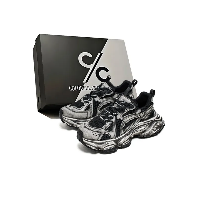 Colorful Creations Low Top Chunky Sneakers Men's-1