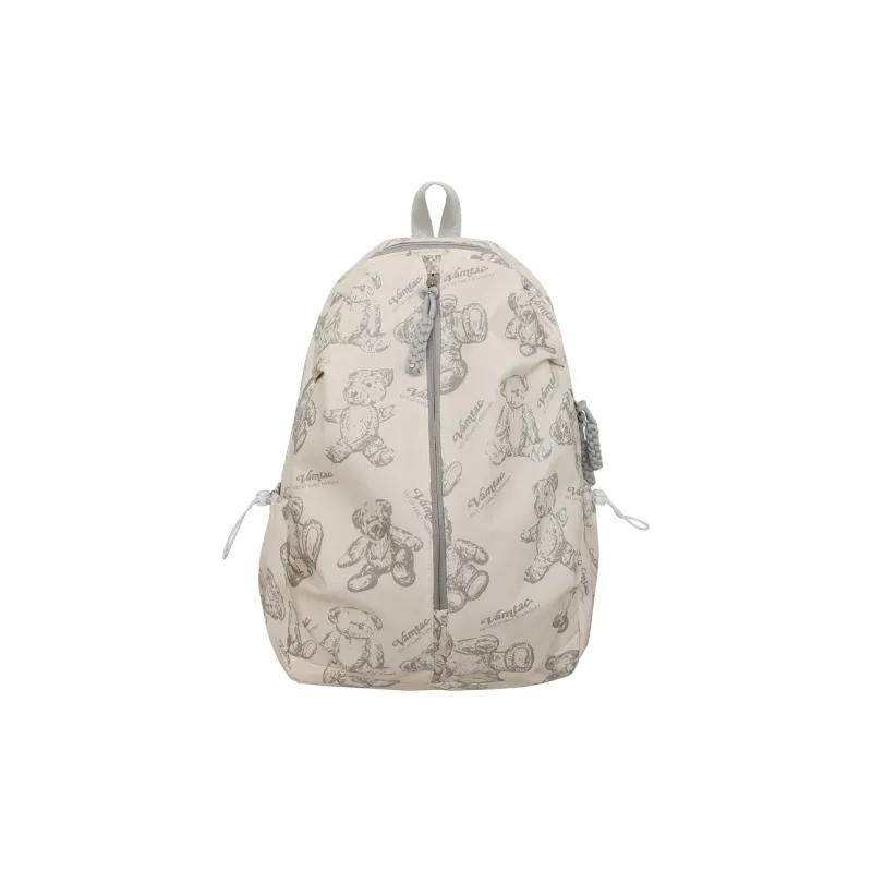 Parker Bear Nylon Backpack Unisex Multicolor-0