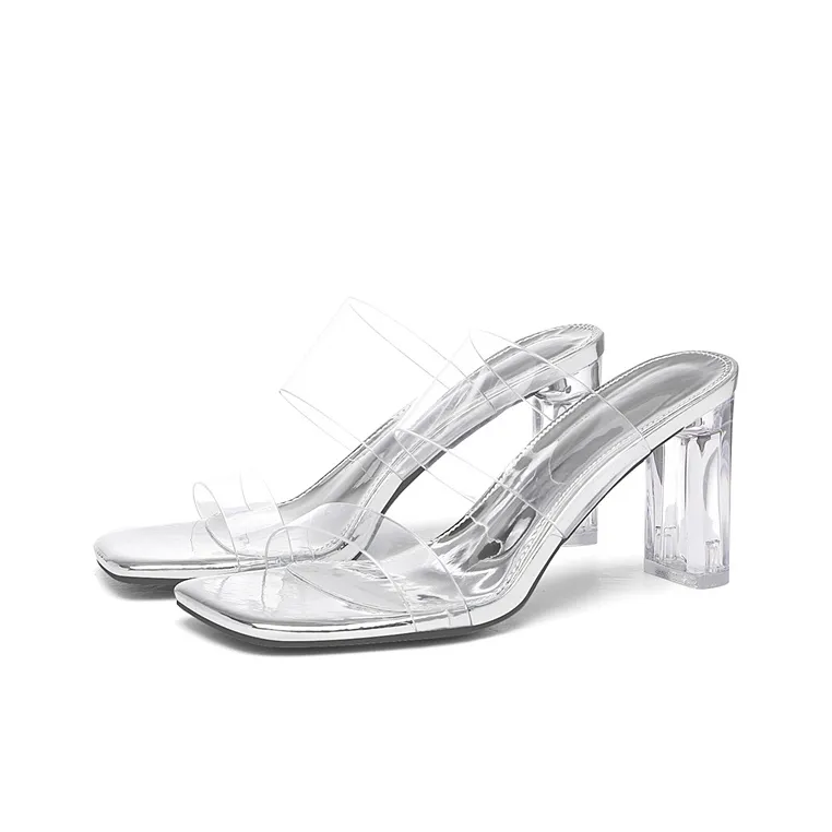 Golden Silk Rabbit Slide Slippers Women's-9