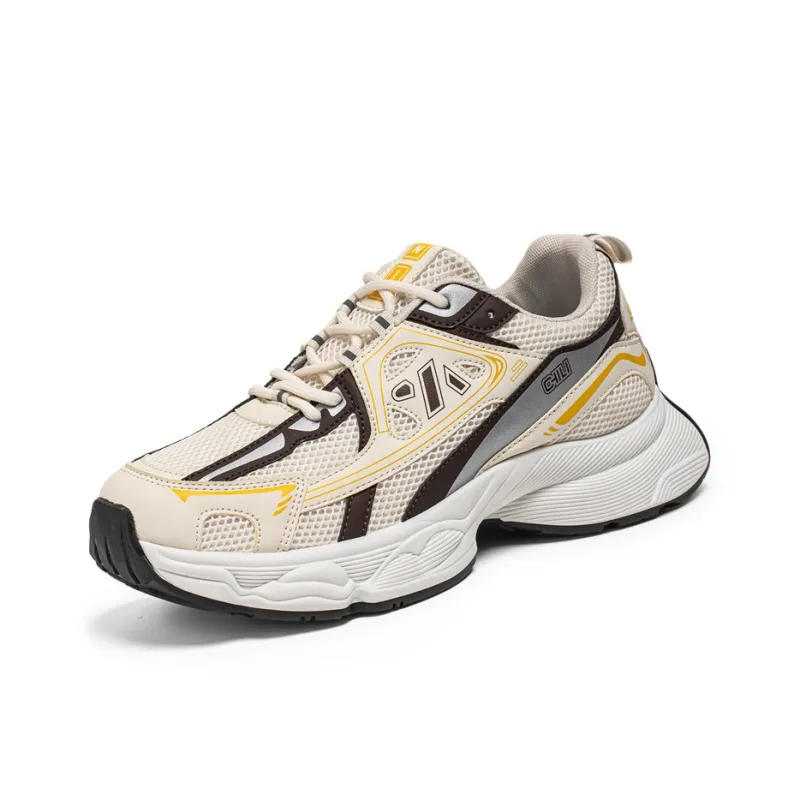 JANECO Slip Resistant, Abrasion Resistant, Breathable Low Top Chunky Sneakers Men's-13