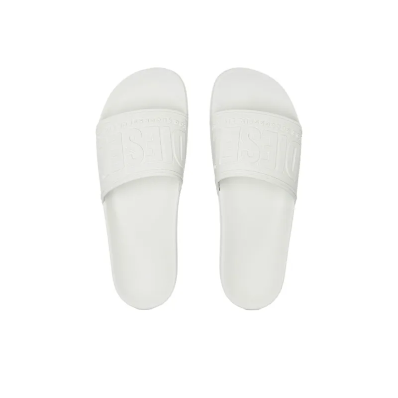 DIESEL Slide Slippers Men's White-4