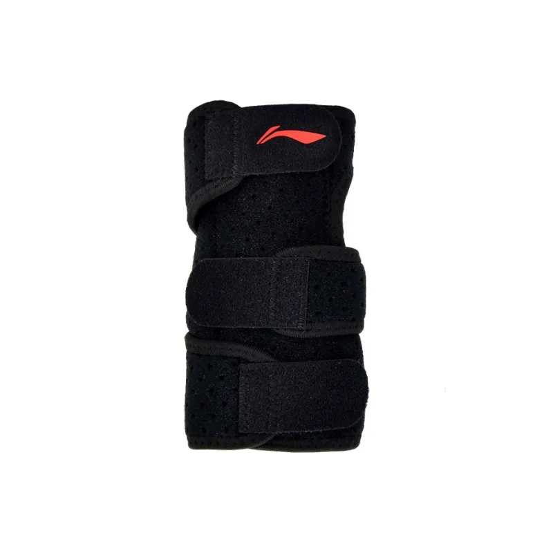 LiNing Badminton Sprain/fracture Wristbands Protective Compression White-5