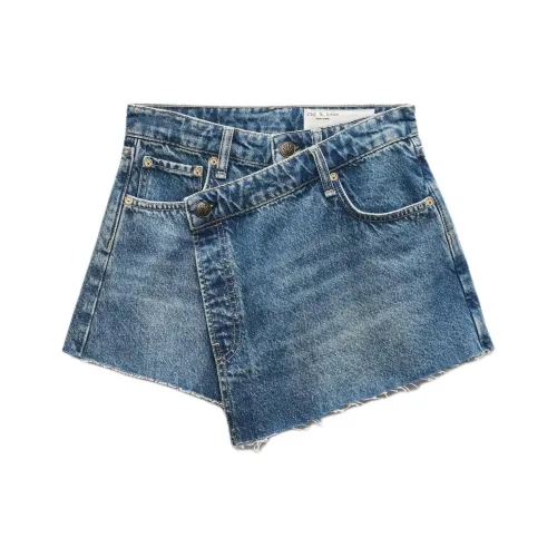 RAG&BONE Denim Short Skirts Women's Blue