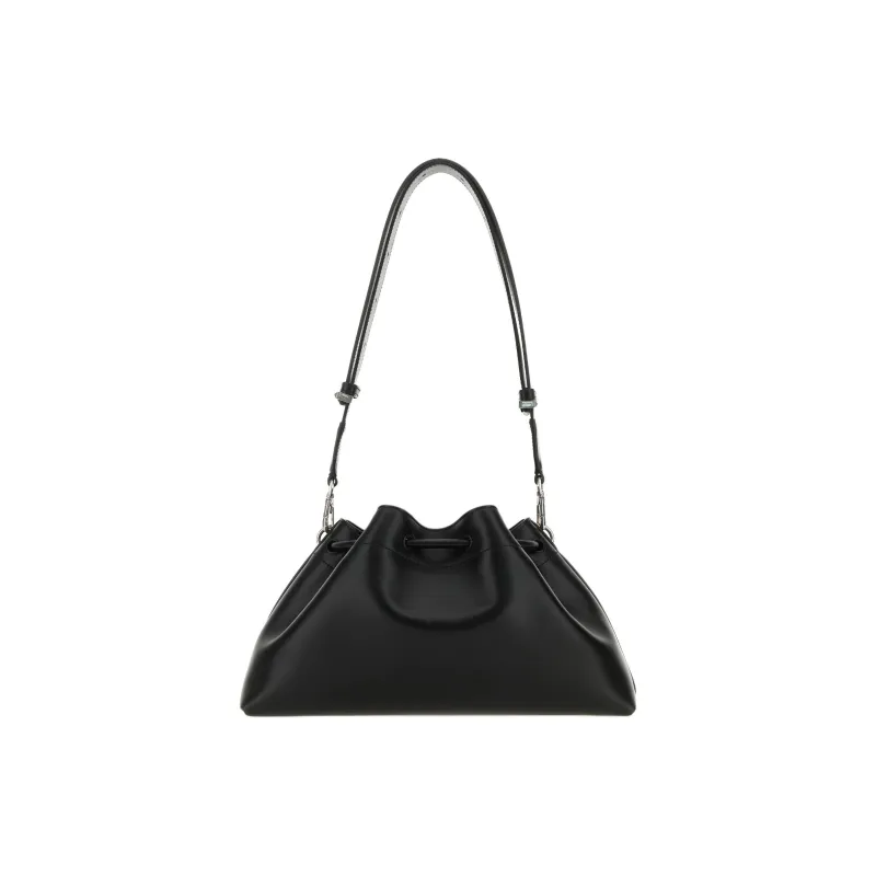 Jimmy Choo Leather Shoulder Bag, Crossbody Bag Women's Black-2
