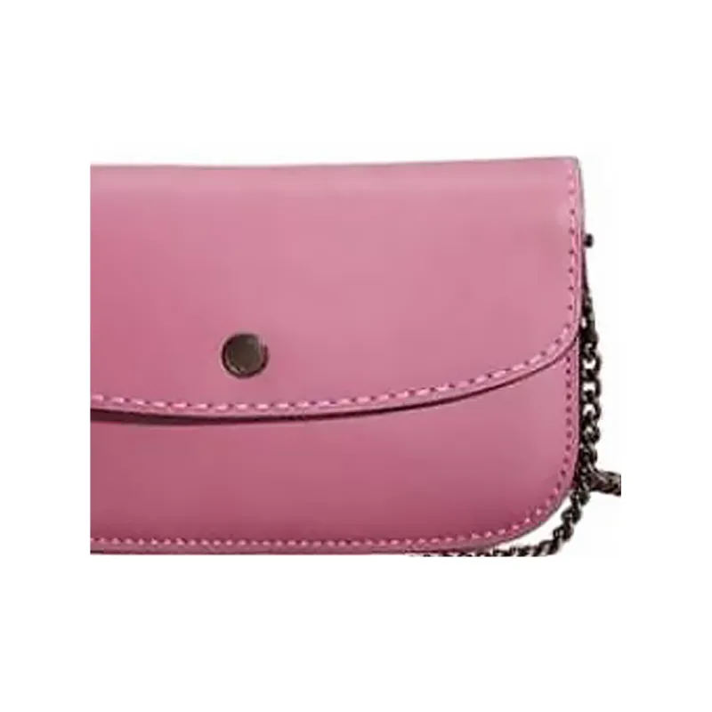 COACH Glove Tanning Shoulder Bag, Crossbody Bag Trumpets Women's Light Purple-1