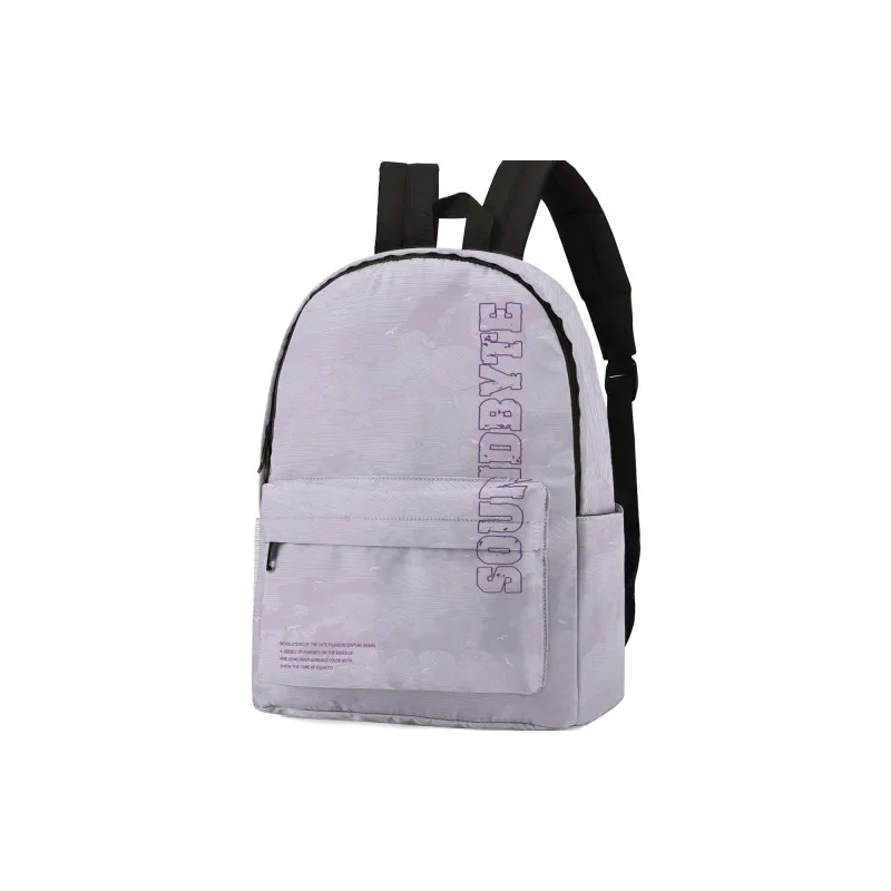 Soundbyte Polyester Backpack Unisex Matcha Green/Taro Purple-5